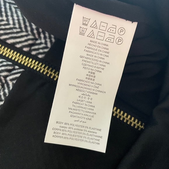 Michael Kors Black & White Pencil Skirt Small - Picture 2 of 5